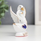 Фигурка керамика «Два лебедя: Большой любви», 7.5×7×4.5 см - Фото 2