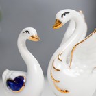Cувенир керамика "Два лебедя - Большой любви" 7,5х7х4,5 см - Фото 5