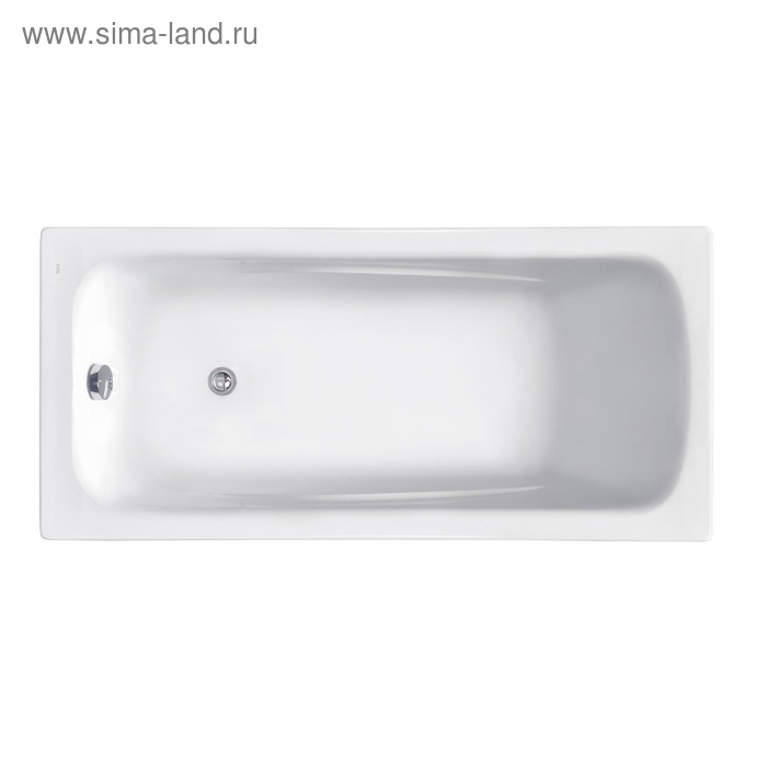 Ванна акриловая Roca Line 170 x 70 см, прямоугольная, цвет белый - Фото 1