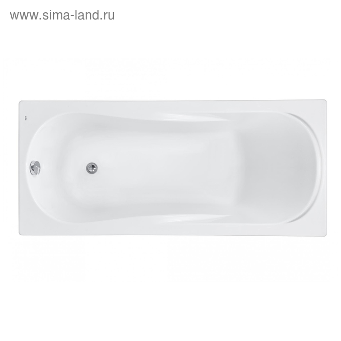 Ванна акриловая Roca Uno 160 x 75 см, прямоугольная, цвет белый - Фото 1