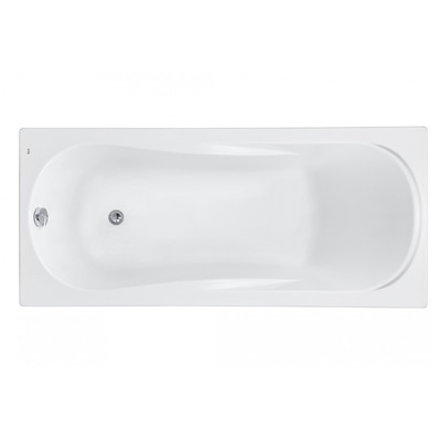 Ванна акриловая Roca Uno 170 x 75 см, прямоугольная, цвет белый