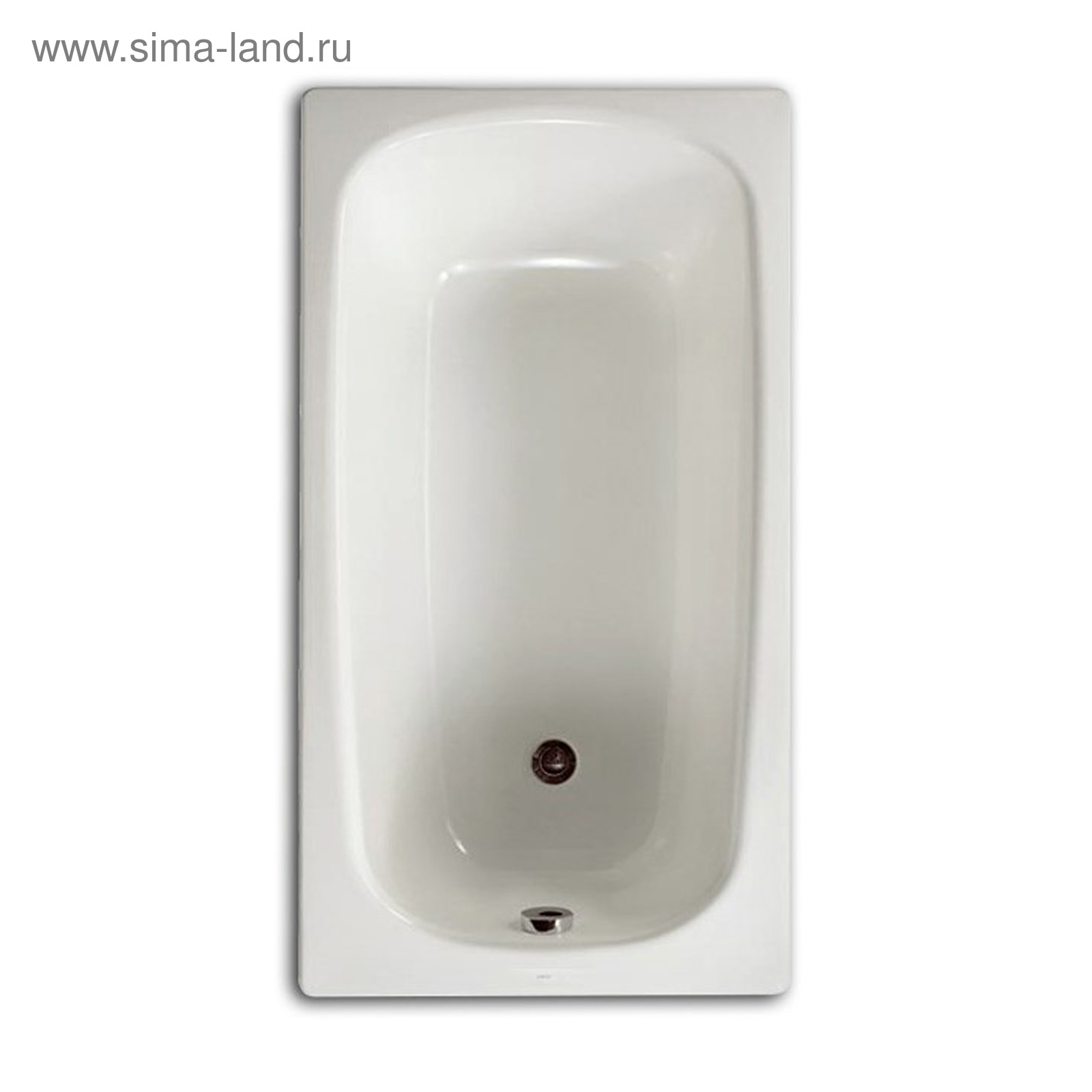 Ванна стальная Roca Contessa 120 x 70 см, цвет белый (4575075) - Купить ...