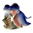 Сувенир керамика "Золотая рыбка в кораллах" МИКС 8,5х9х6 см - Фото 2