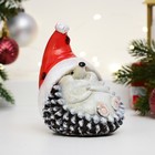 Фигурка полистоун «Ёжик новогодний», 11×7×9 см - Фото 2