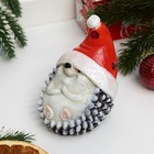 Фигурка полистоун «Ёжик новогодний», 11×7×9 см - Фото 6