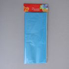 Бумага тишью, голубая, 50×66 см - Фото 3