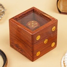 Игра настольная «Кубики», 5.5×6.5×6.5 см, дерево шишам - Фото 3