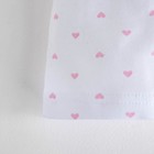 Шапочка, цвет белый/розовый, размер 40 - фото 34987098