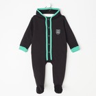 Комбинезон для мальчика, черный, рост 62-40 - Фото 1