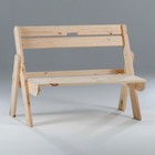 Комплект садовой мебели "Душевный": стол 1,5 м, две скамейки, два стула - Фото 2