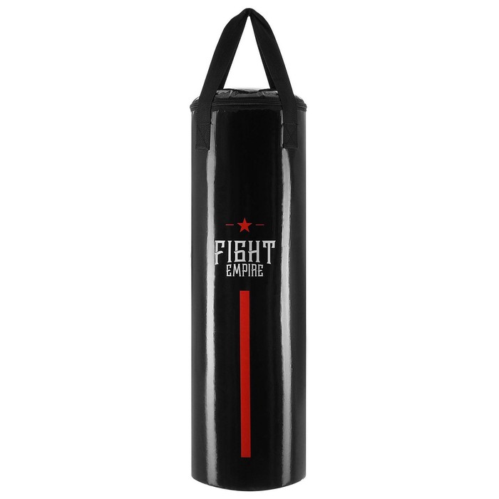 Боксёрский мешок FIGHT EMPIRE, вес 15 кг, на ленте ременной, цвет чёрный - фото 1927491325