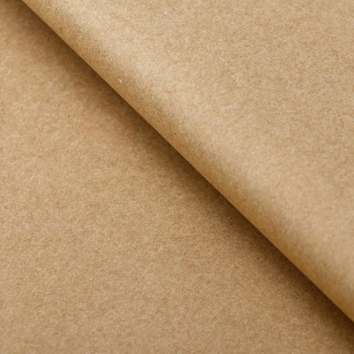 Бумага упаковочная тишью, бежевый, 50 х 66 см - Фото 1