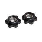 Гриф гантельный, d=30 мм, обрезиненная ручка/гайка Кетлера, 370 мм - Фото 2