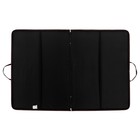 Папка А1 с ручками текстиль 890*630*30 мм Estado с карманом, бежевый/коричневый - фото 34681567