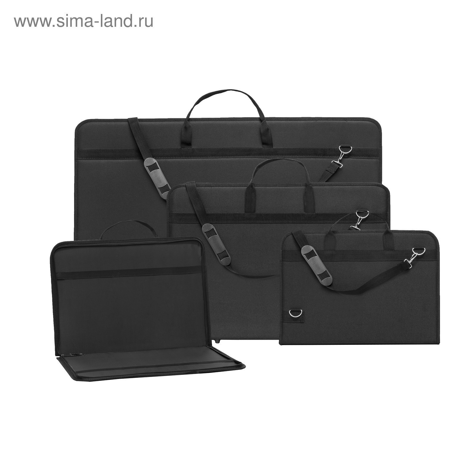 Папка для чертежей и рисунков для художников А2, 640 х 450 х 30 мм, с ...