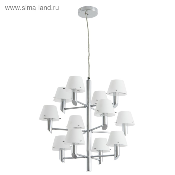 Люстра Albero, 12x60Вт E14, хром
