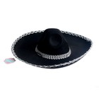 Карнавальная шляпа «Сомбреро», цвет чёрный - Фото 2
