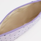 Набор косметичек 3 в 1 на молниях, цвет сиреневый - Фото 4