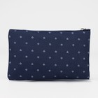 Набор косметичек 3 в 1 на молниях, цвет синий - Фото 3