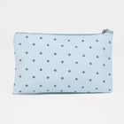 Набор косметичек на молниях, 3 в 1, цвет голубой - Фото 3