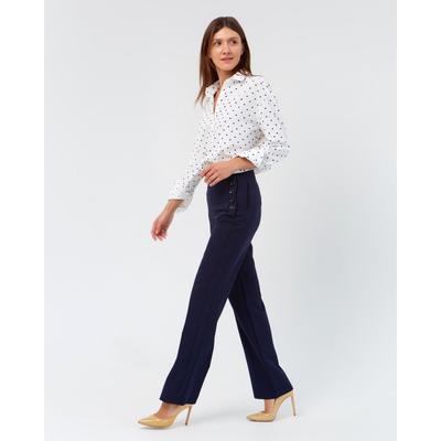 Брюки женские MINAKU Balmain, тёмно-синие, размер 42