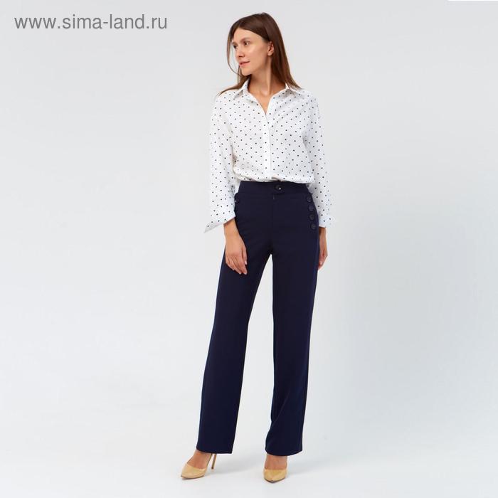 Брюки женские Balmain цвет тёмно-синий, р-р 46