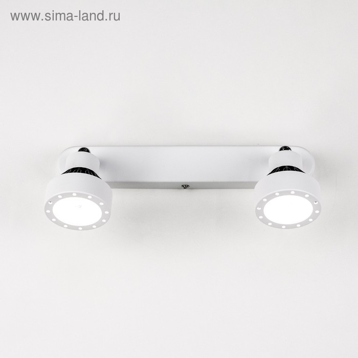 Светильник Данди, 2x7Вт LED, 1050лм, 3000K, белый - Фото 1