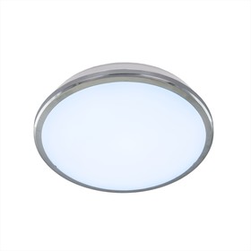 Светильник Луна, 16Вт LED, 1200Lm, 4000K, хром, IP54