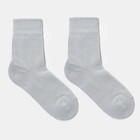 Носки детские с махровым следом, цвет серый, размер 18-20 - Фото 1