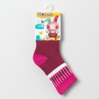 Носки детские махровые, цвет вишня/фуксия, размер 20-22 - Фото 3