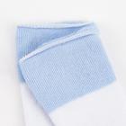 Носки детские махровые, цвет белый/голубой, размер 7-8 - Фото 2