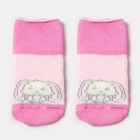 Носки детские махровые, цвет розовый, размер 9-10 - Фото 1