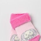 Носки детские махровые, цвет розовый, размер 9-10 - Фото 2