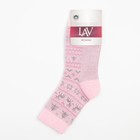 Носки женские, цвет розовый, размер 23-25 - Фото 5