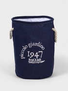 Корзина для белья Доляна «Пикколо», 30×30×40 см, с затяжкой, синяя - Фото 7