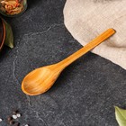 Ложка деревянная "Столовая", 16 х 4 см, массив черешни - Фото 1