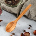 Ложка деревянная "Чайная", 11 х 2,5 см, массив черешни - Фото 1