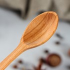 Ложка деревянная "Чайная", 11 х 2,5 см, массив черешни - Фото 2