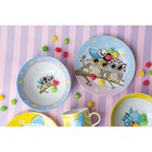 Набор детской посуды из керамики Доляна «Совы тинейджеры», 3 предмета: кружка 230 мл, миска 400 мл, тарелка d=18 см - Фото 13
