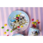 Набор детской посуды из керамики Доляна «Совы тинейджеры», 3 предмета: кружка 230 мл, миска 400 мл, тарелка d=18 см - Фото 14