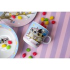 Набор детской посуды из керамики Доляна «Совы тинейджеры», 3 предмета: кружка 230 мл, миска 400 мл, тарелка d=18 см - Фото 15