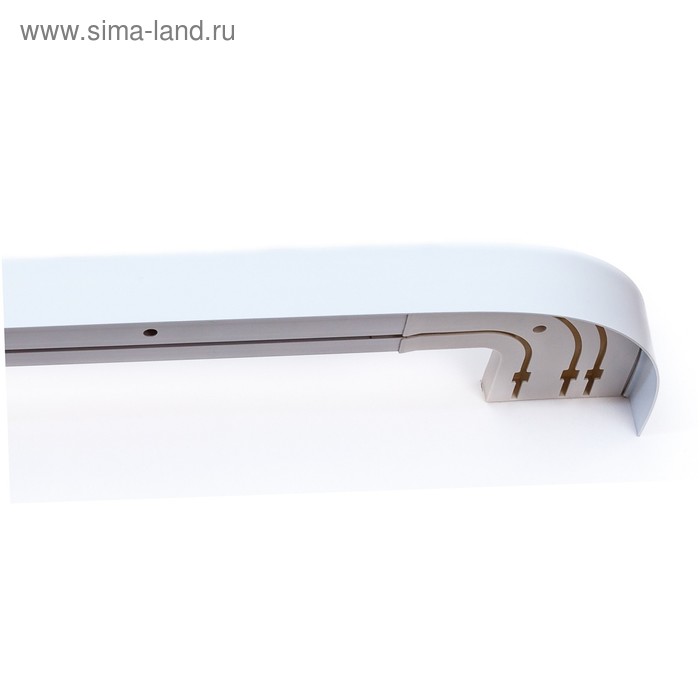 Карниз трёхрядный «Классик», ширина 160 см, цвет белый