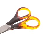 Ножницы 16 cм Attomex Amber, ручки под янтарь, в ПВХ чехле - фото 42594523