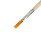 Кисть Синтетика Круглая № 5 (диаметр обоймы 5 мм; длина волоса 20 мм), деревянная ручка, Calligrata - Фото 2