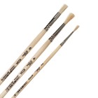 Набор кистей для рисования, коза, 3 штуки: № 2, 4 (круглые), № 6 (плоская), Calligrata, круглые, плоская, деревянная ручка, в пакете - Фото 4