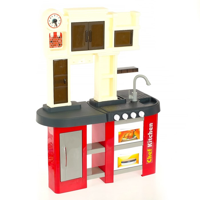 Игровой модуль кухня «Талантливый повар», со световыми и звуковыми эффектами, бежит вода из крана 45702