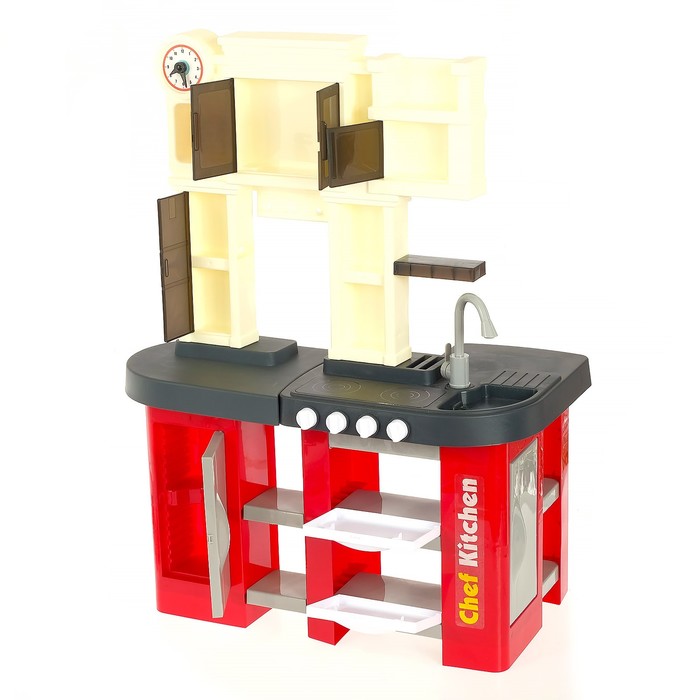 Игровой модуль кухня «Талантливый повар», со световыми и звуковыми эффектами, бежит вода из крана 45702