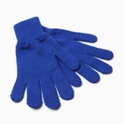 Перчатки женские, цвет синий, размер 18 - фото 319982200
