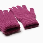 Перчатки женские, цвет фиолетовый, размер 18 - Фото 3