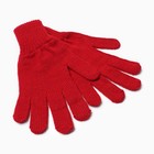 Перчатки женские, цвет красный, размер 18 - фото 319982206